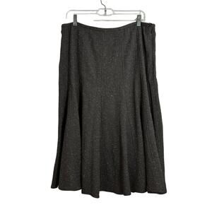New Directions Womens Brown Long Skirt size 14